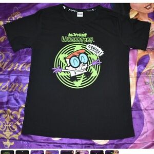 vintage Y2K early 2000s cartoon network dexters laboratory RARE promo M t-shirt